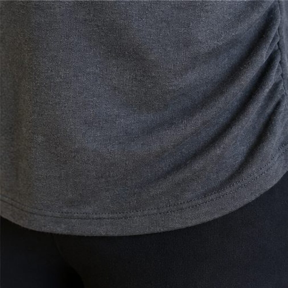 Navy Puff Sleeve Top - Picture 6 of 6